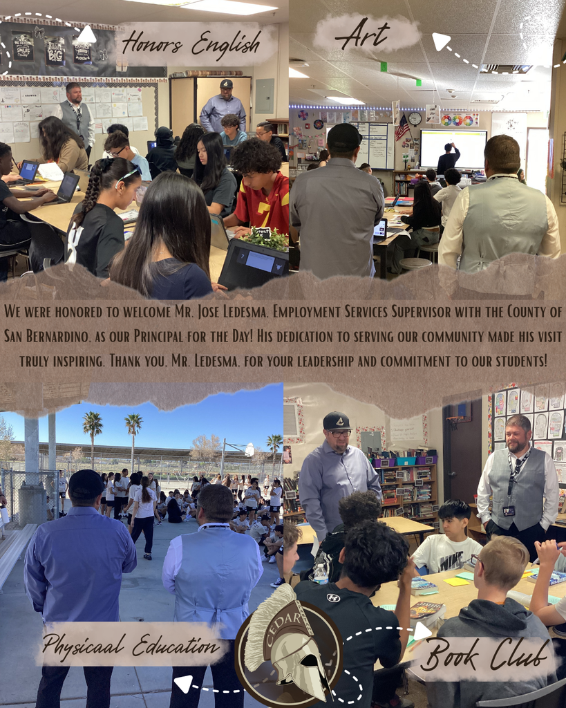 Principal for the Day 