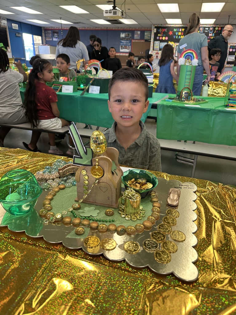 Student with his Leprechaun Trap