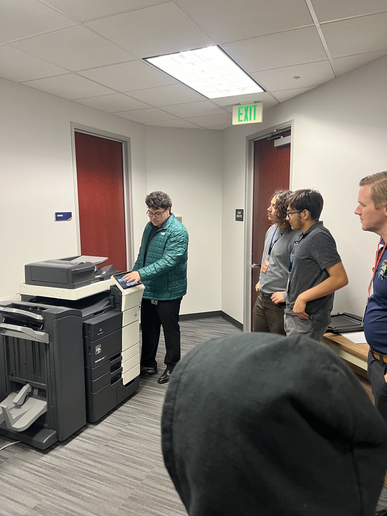 Sultana students touring IT department for public health