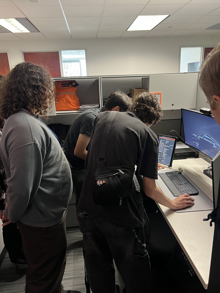 Sultana students touring IT department for public health