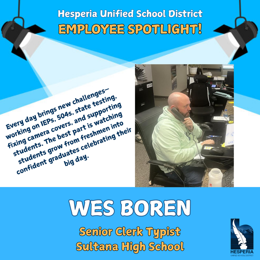 Wes Spotlight Graphic