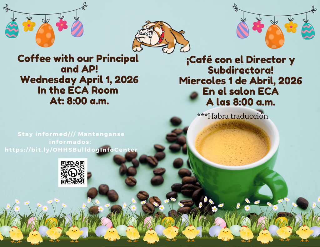 Coffee chat flyer