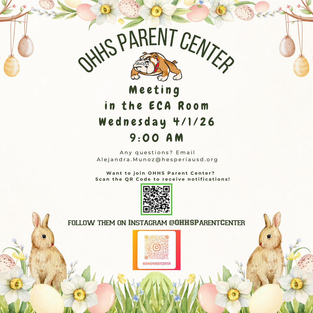 Parent Center flyer