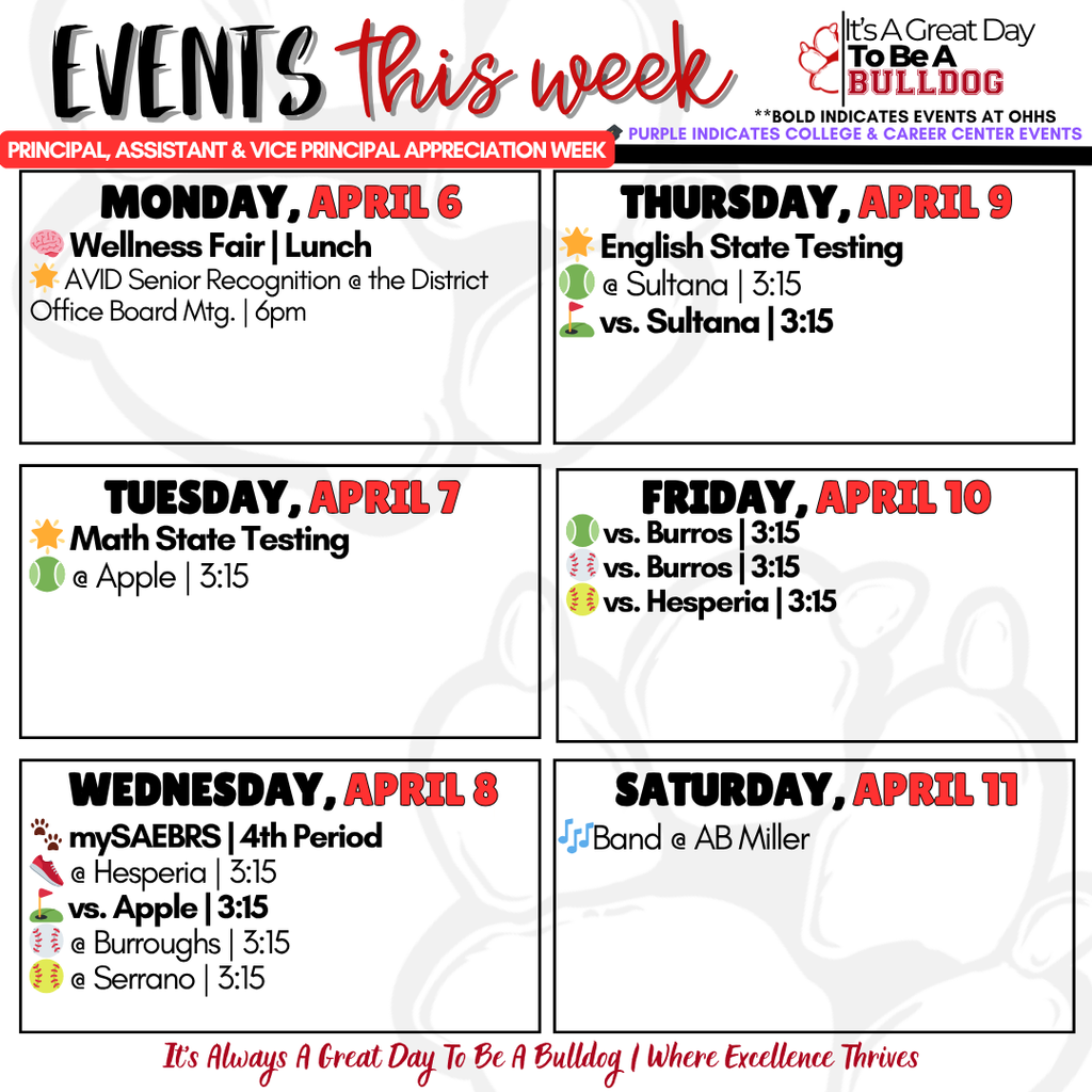 ASSISTANT/VICE PRINCIPAL APPRECIATION WEEK