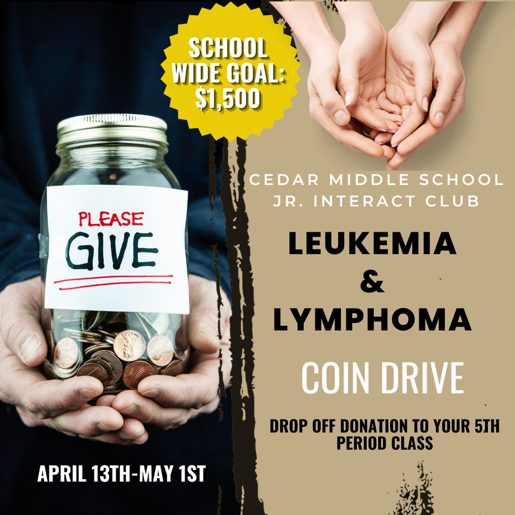 Jr. Interact Club Coin Drive