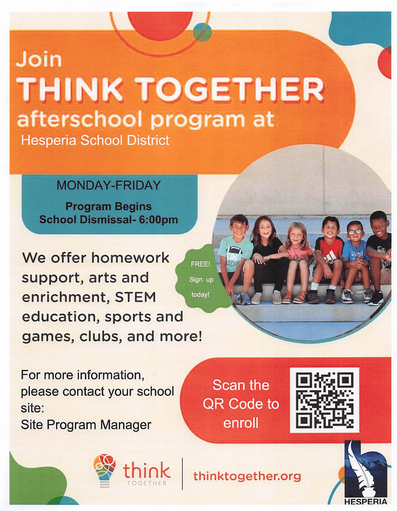 Join Think Together program flyer