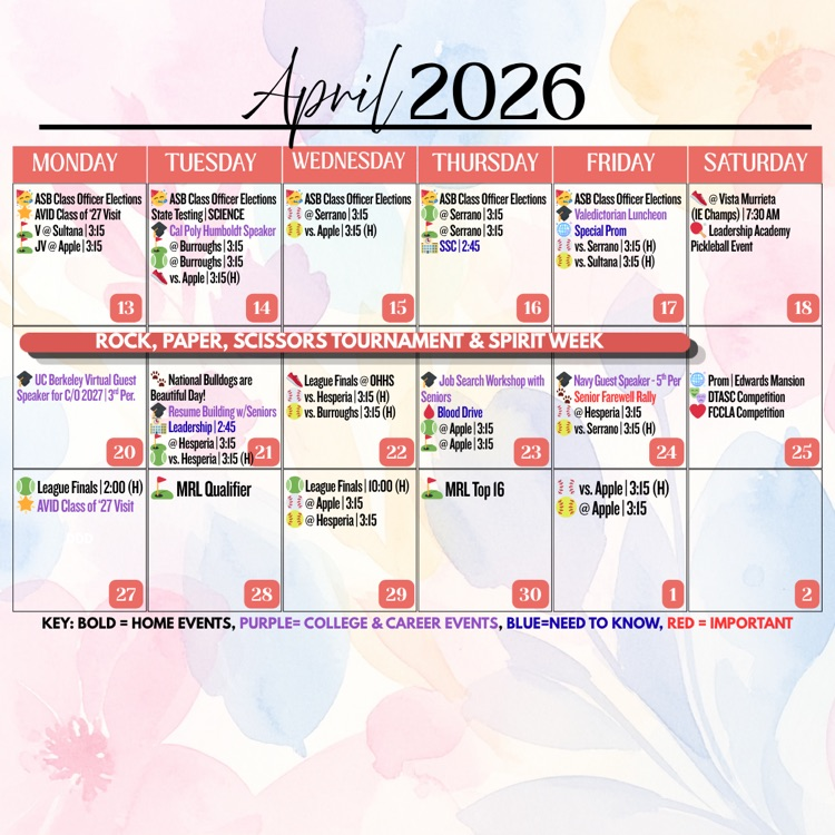 4.13 to 4.19 Events 5