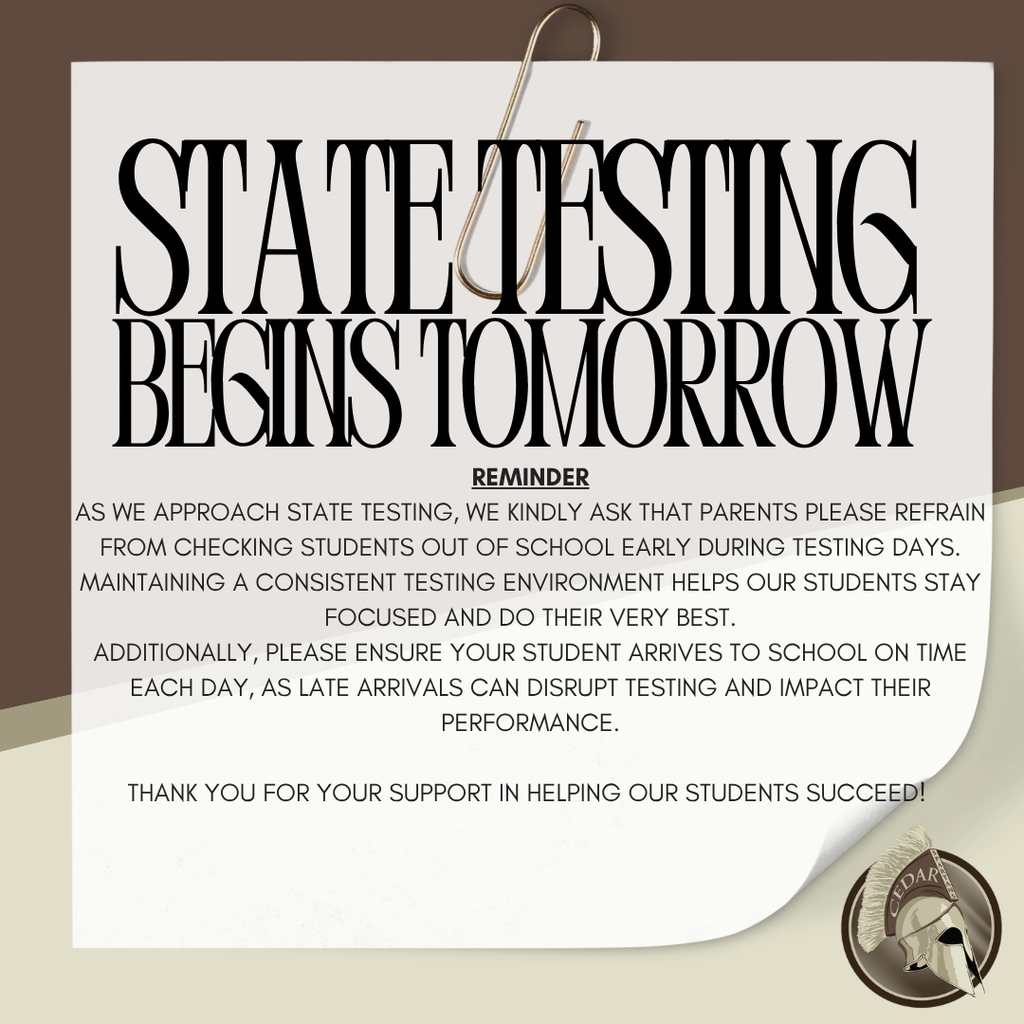 STATE TESTING