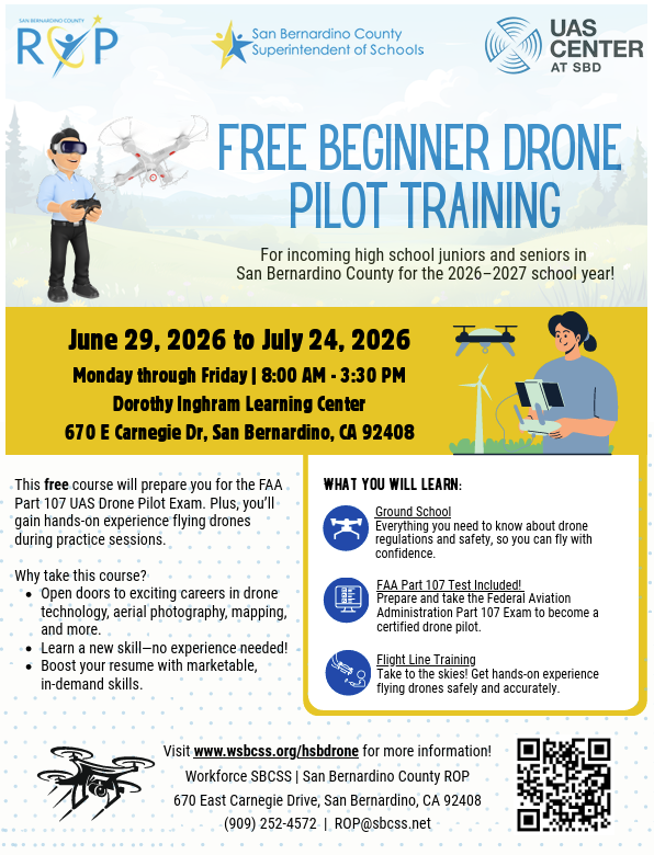 Drone training flyer