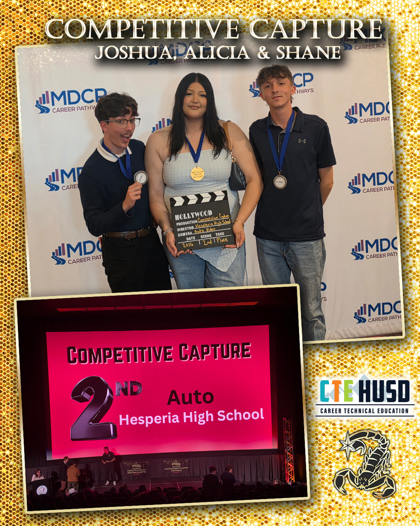 CTE students at 2nd Annual MDCP Film Festival