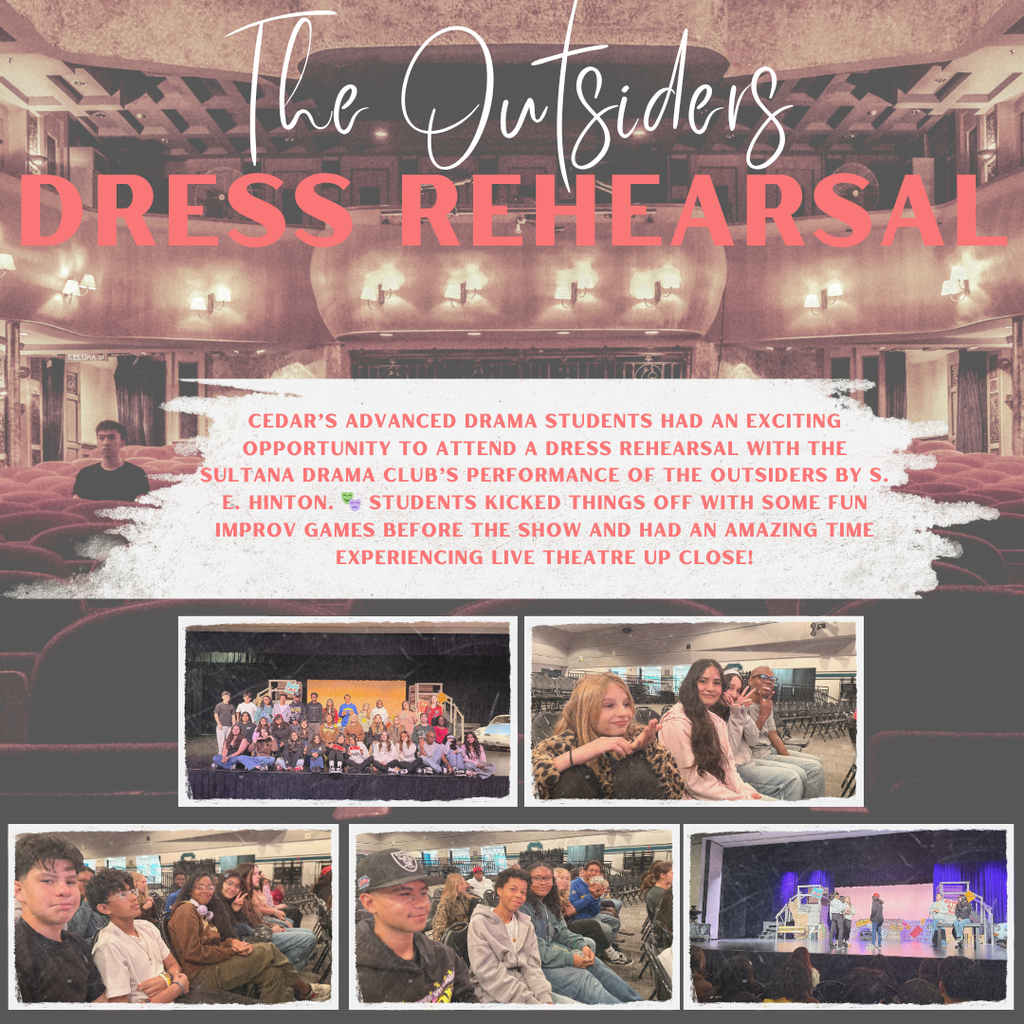 Advanced Drama watched The Outsiders at Sultana 