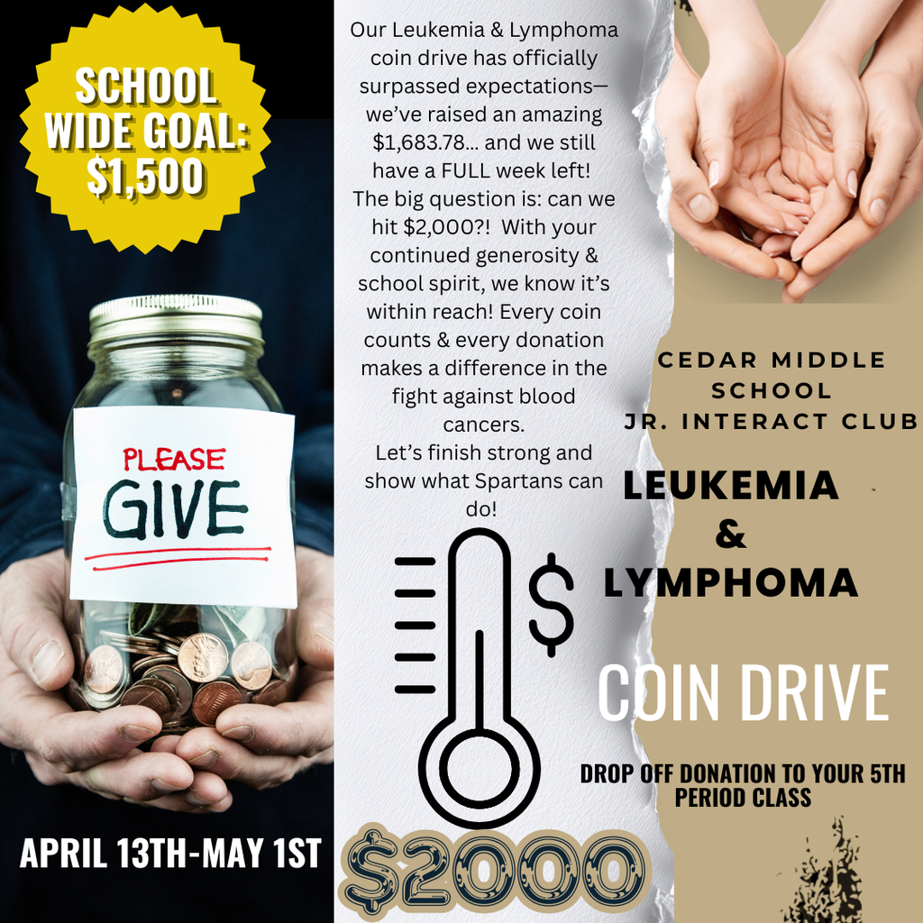 Leukemia & Lymphoma Coin Drive
