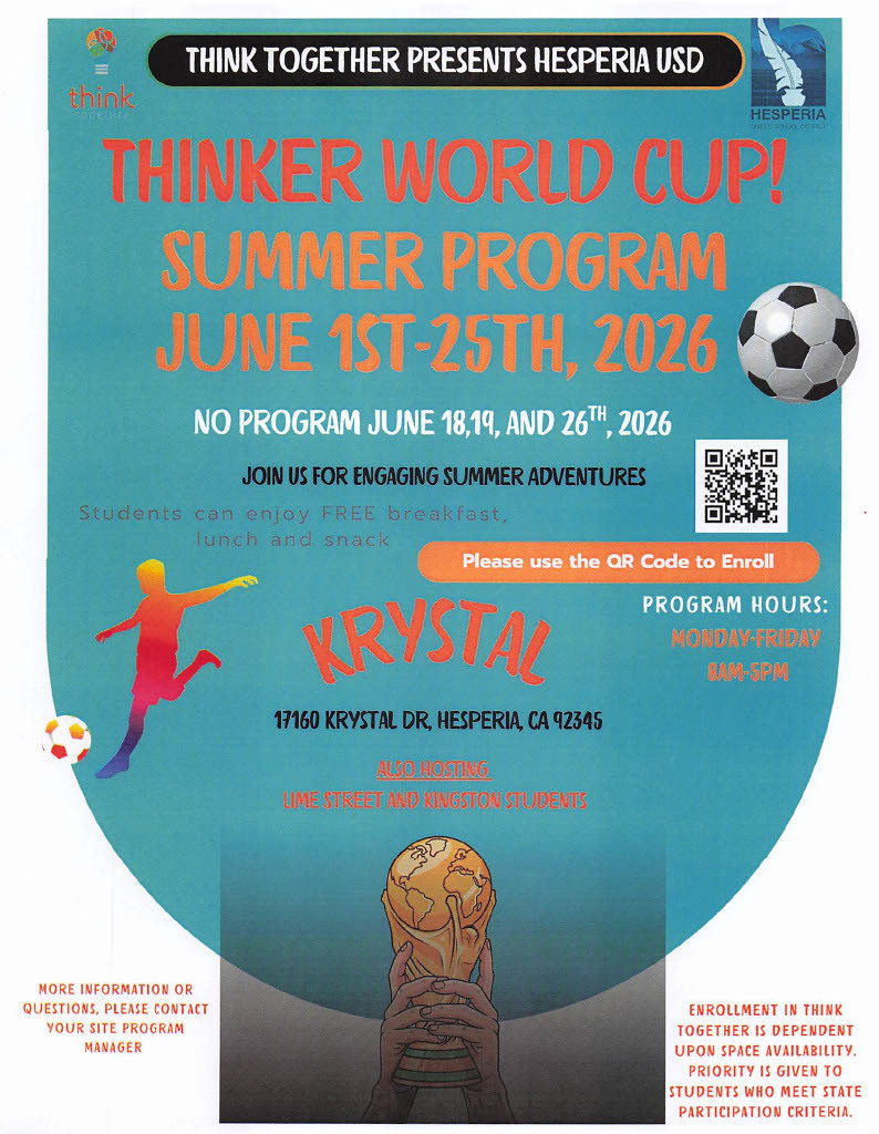 Summer Think Together Flyer