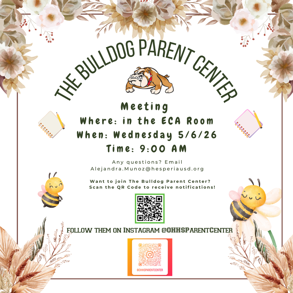 Parent Center flyer