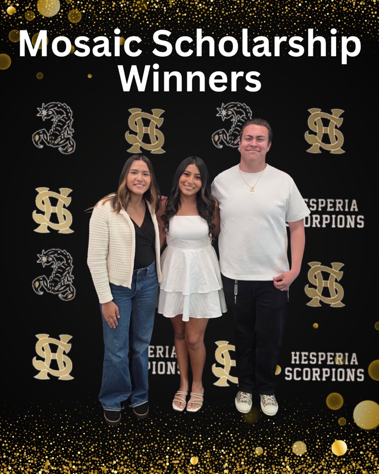 mosaic scholarship winners