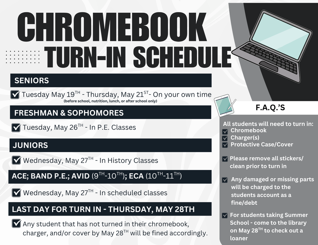 Chromebook Schedule