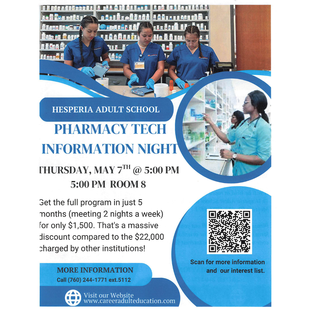 Pharmacy Tech Information Night