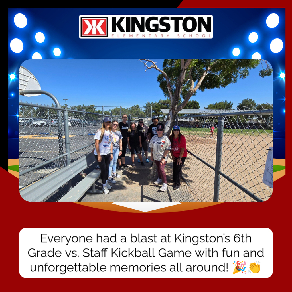 Kingston's annual 6th Grade vs Staff kickball game!