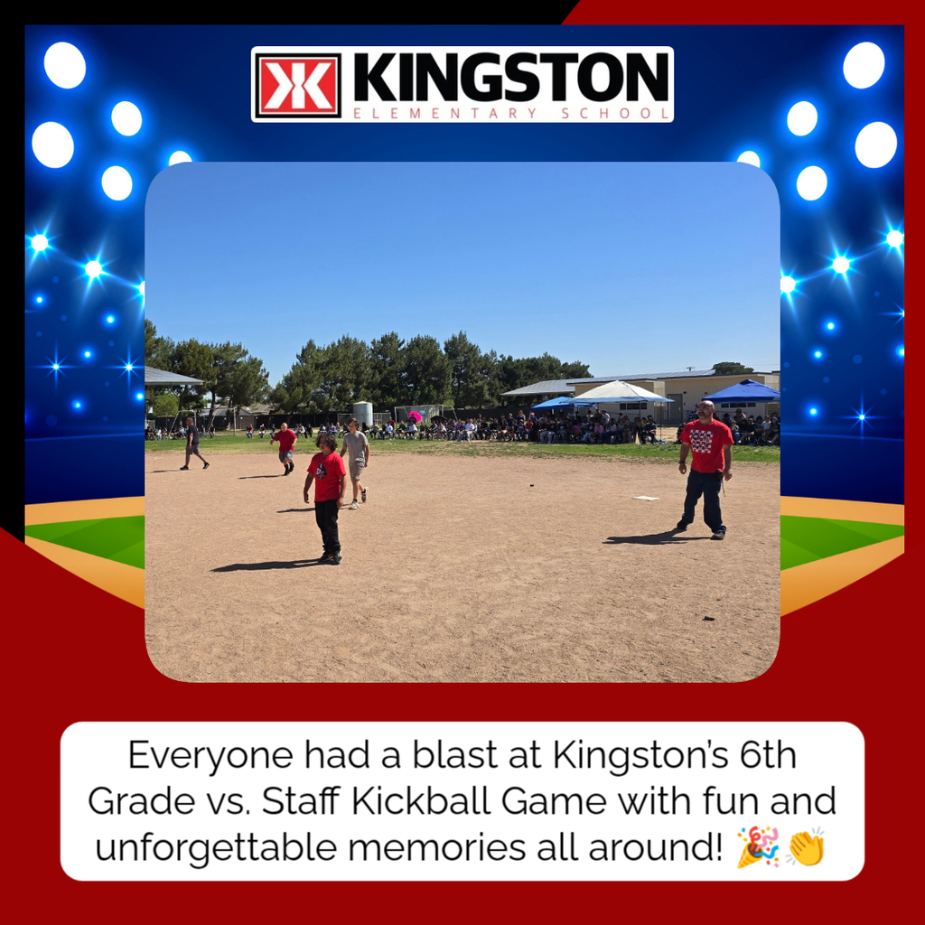 Kingston's annual 6th Grade vs Staff kickball game!