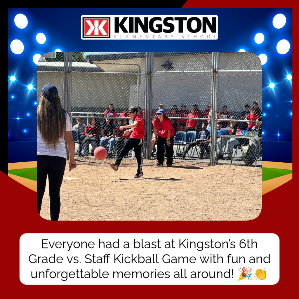 Kingston's annual 6th Grade vs Staff kickball game!