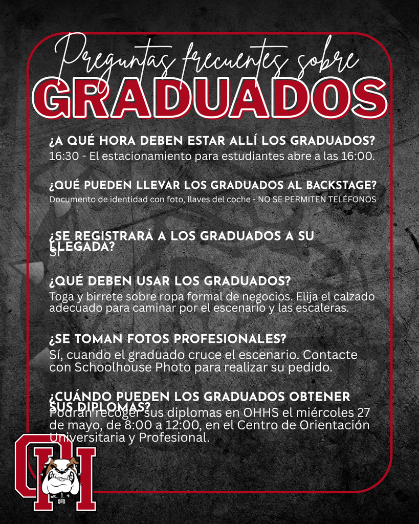 FAQ Graduation information
