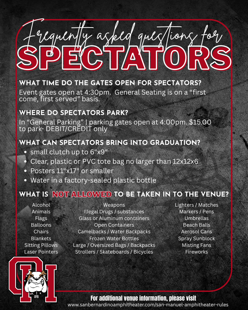 FAQ Graduation information