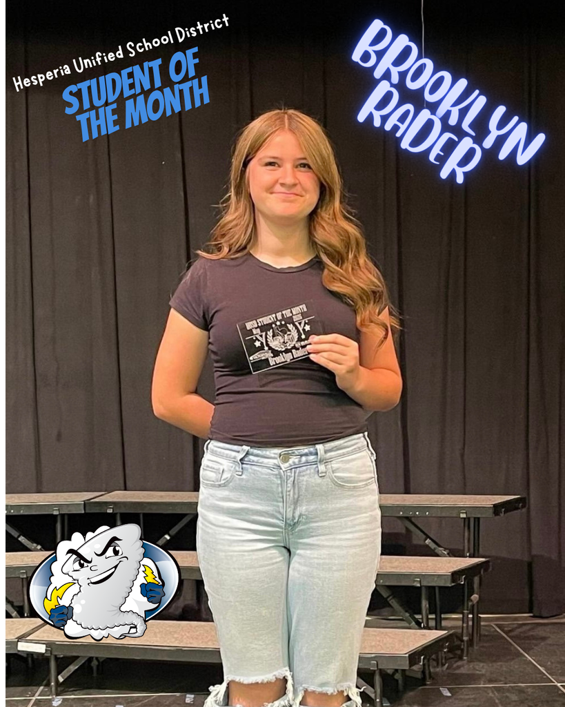 HUSD Student of the Month May 2026