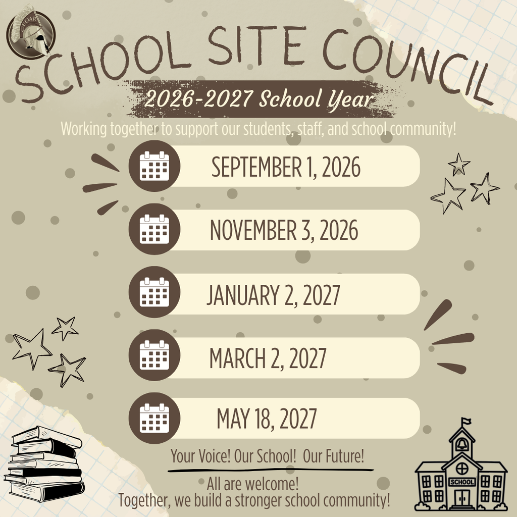 School Site Council Dates