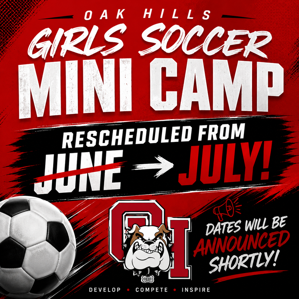 The Girls Soccer summer camp/tryout for all interested in playing girls soccer has been moved from June to July. The summer Dead Period is July 3-17. Our minicamp will be held upon our return from our Dead Period. Dates/times coming soon!