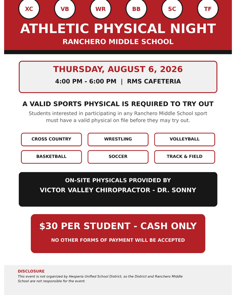 Physical Flyer