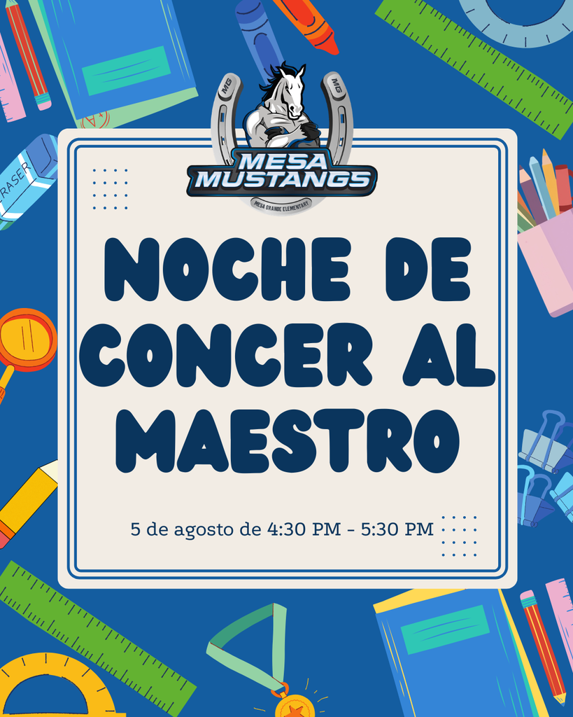 Meet the Teacher Night Spanish