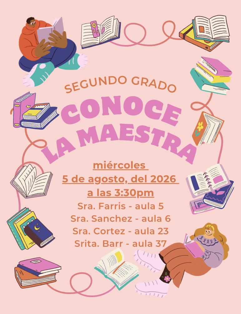 2nd Grade Meet the Teacher Flyer