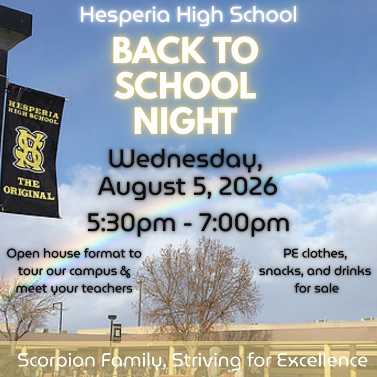 back to school night