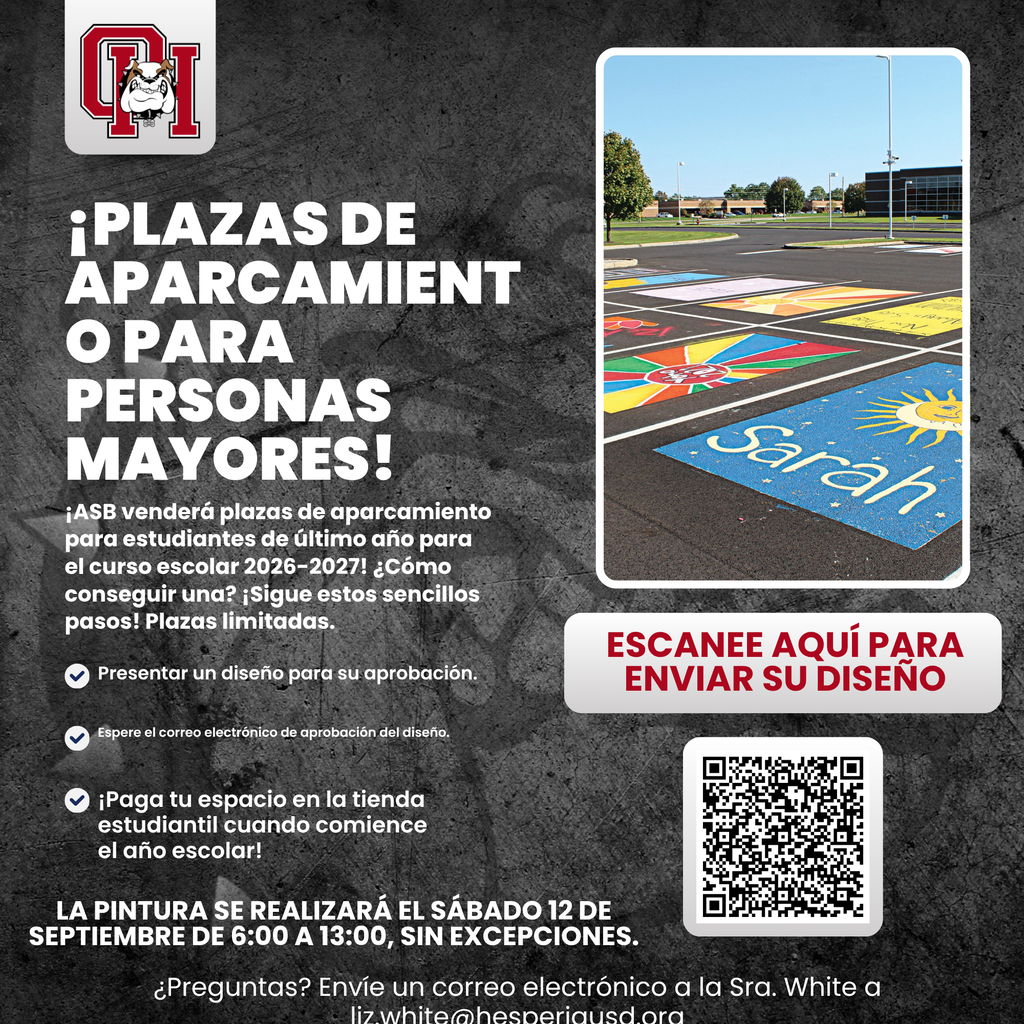 Senior parking- spanish