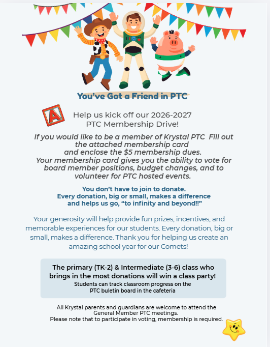 PTC Membership Drive