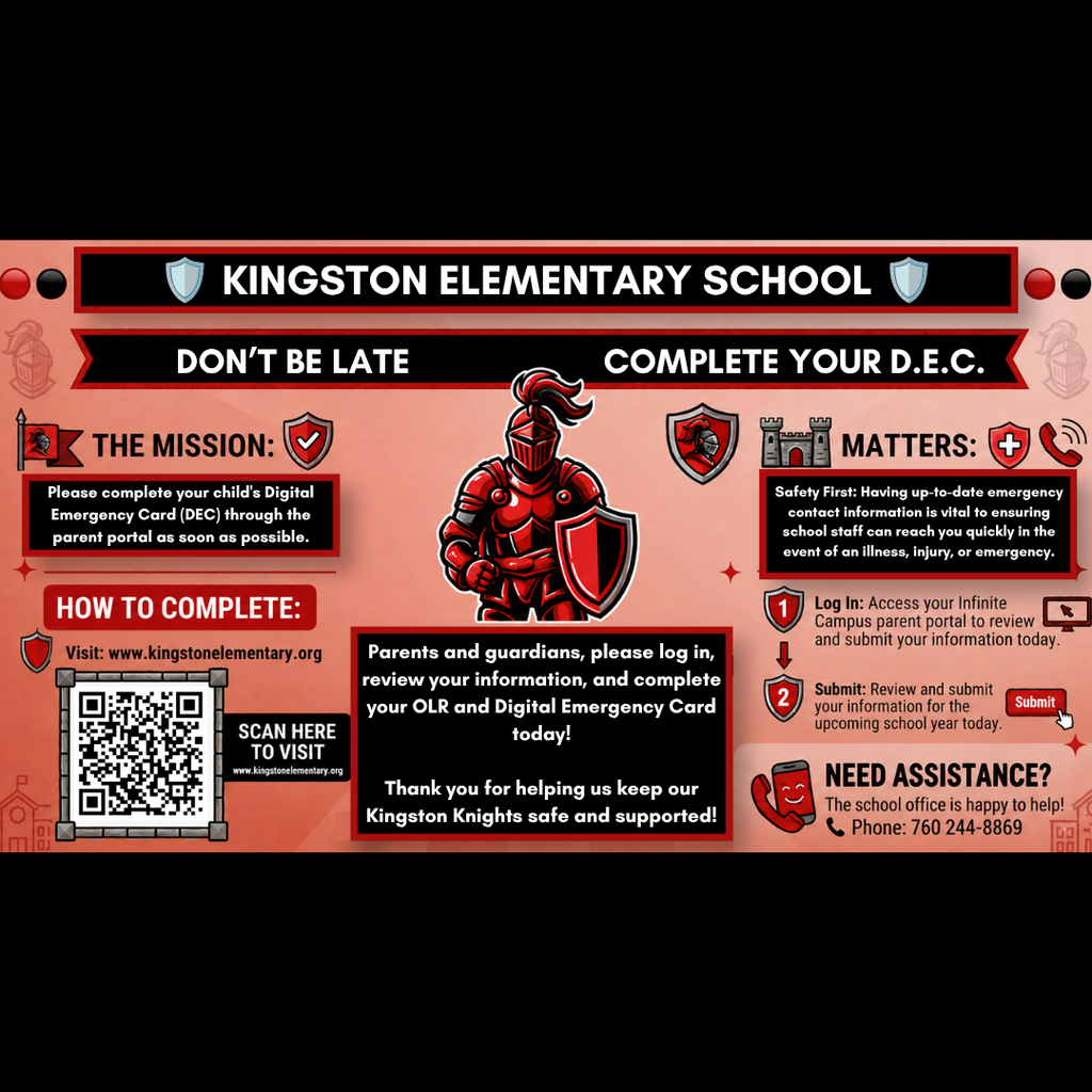 DEC call to action for parents and guardians