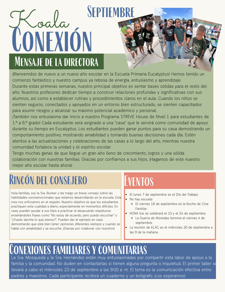 September newsletter