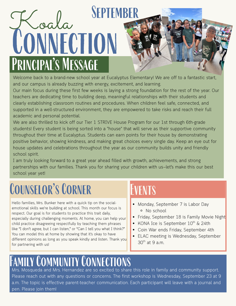 September newsletter