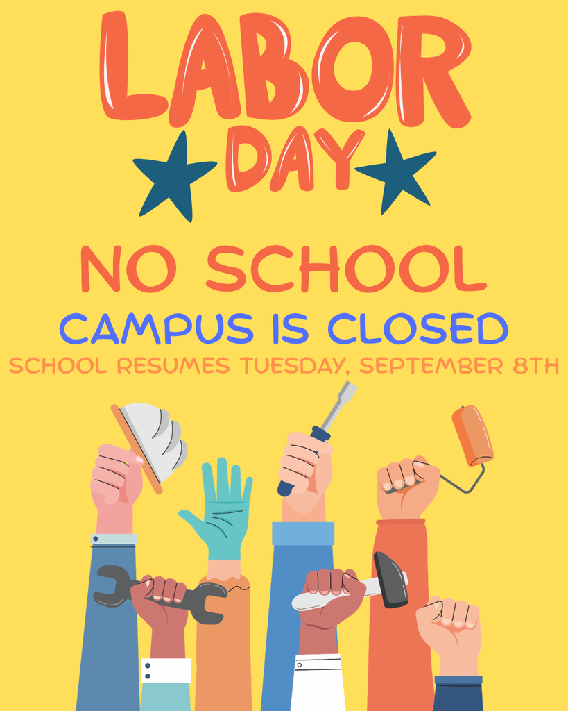 HJH: No School on Labor Day 9/7