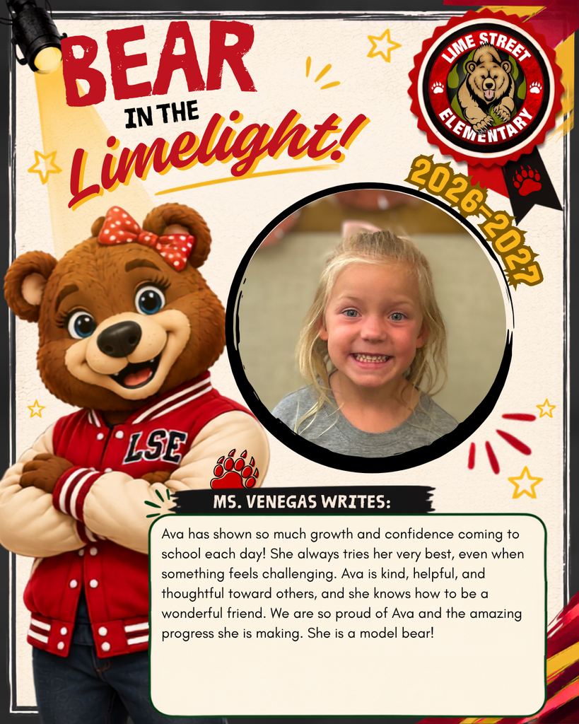 Bear in the Limelight Ava English
