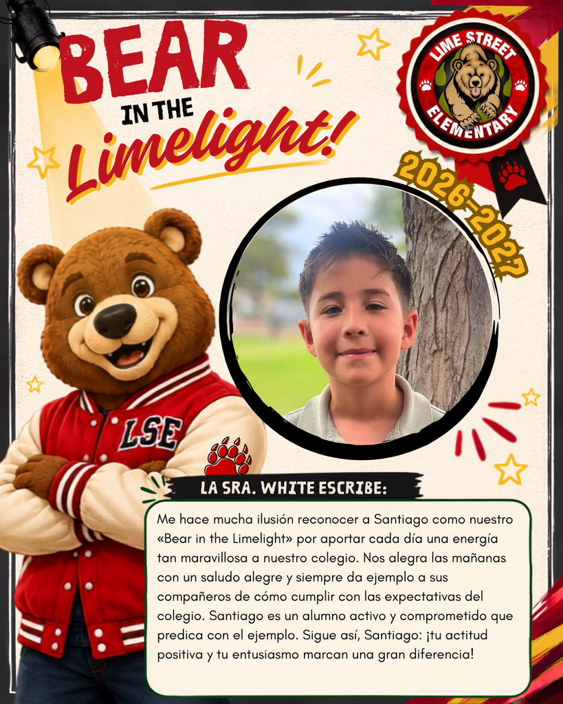 Bear in the Limelight Santiago Spanish