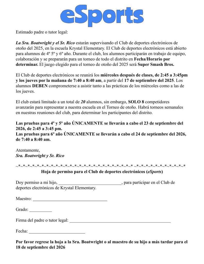 interest form