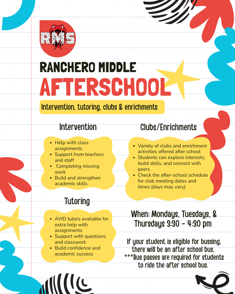 RMS After School Programs