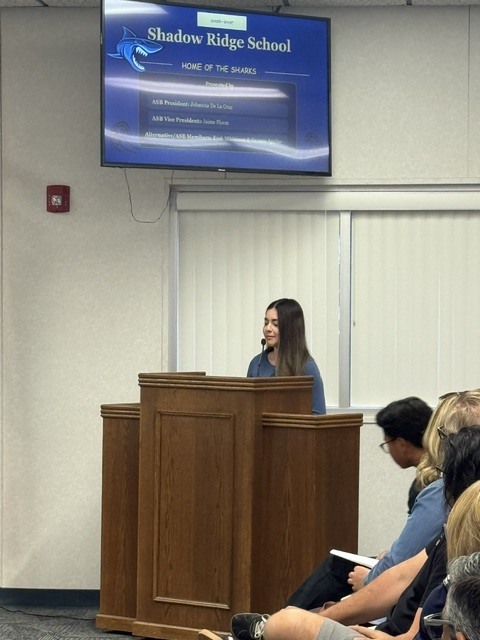 ASB Vice President Jamie Flores