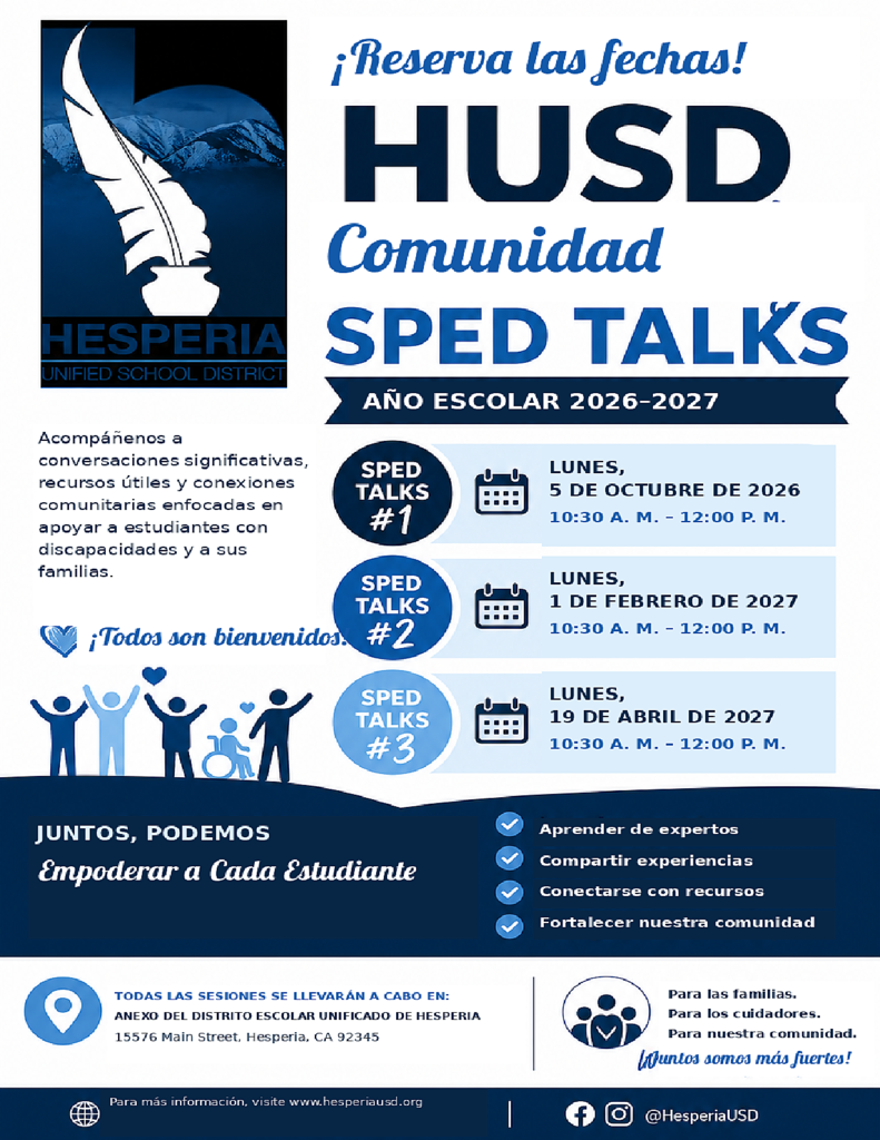 SpEd Talks span flyer