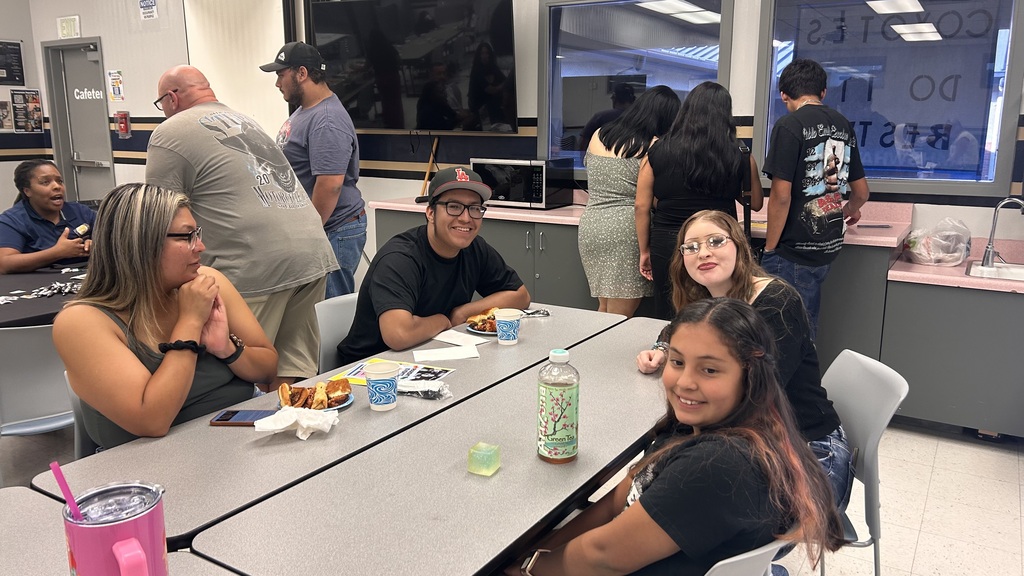 Group sitting around a table