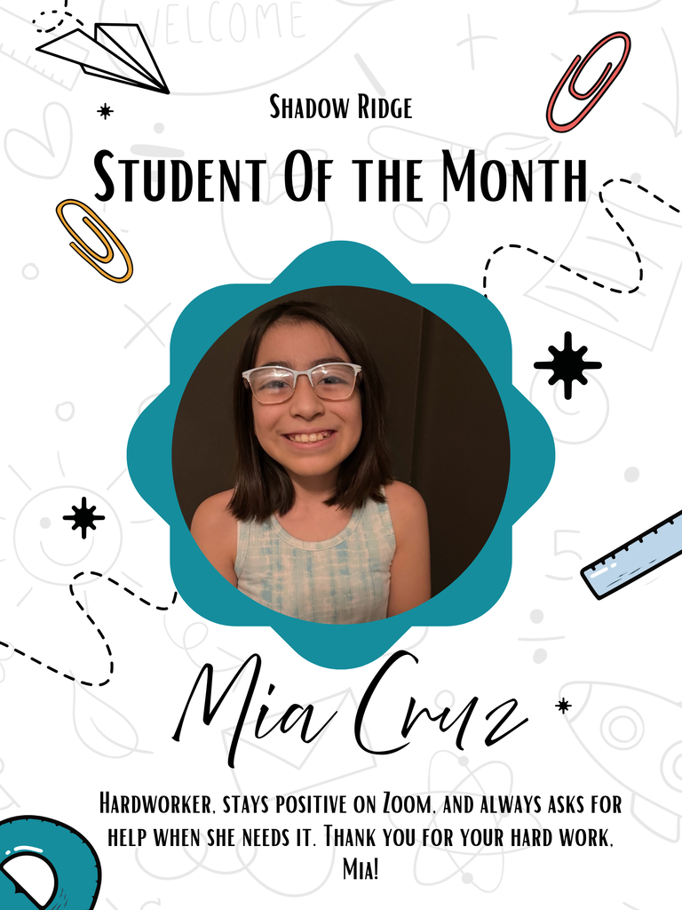 October student of the month
