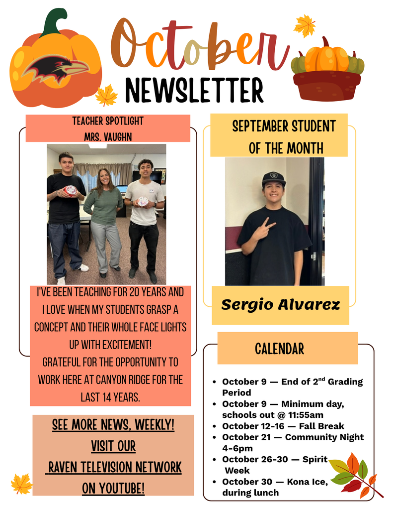 October Newsletter