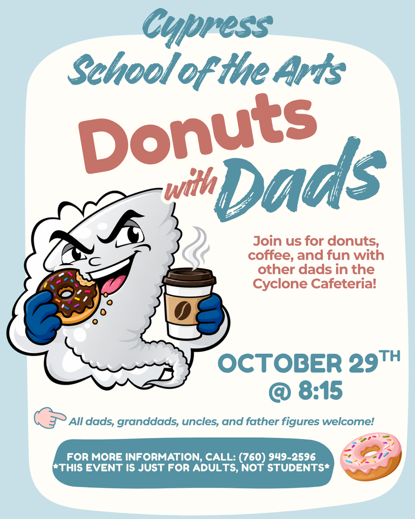 Donuts with Dads flyer