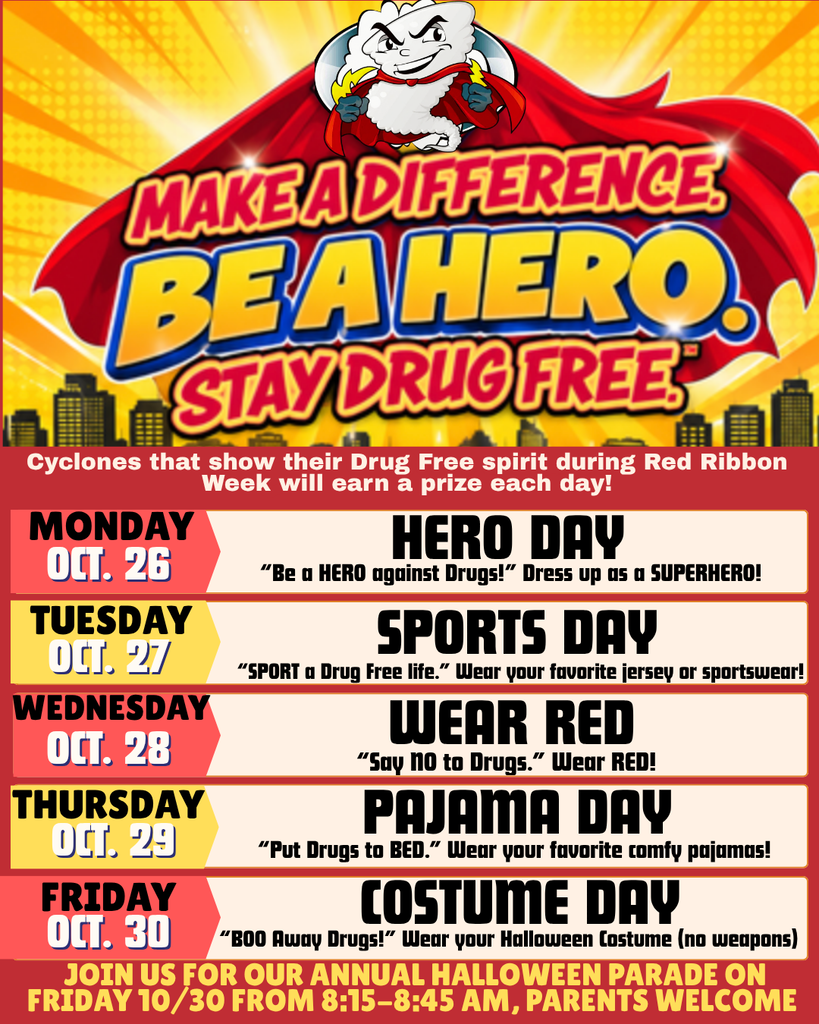 Red Ribbon Week flyer